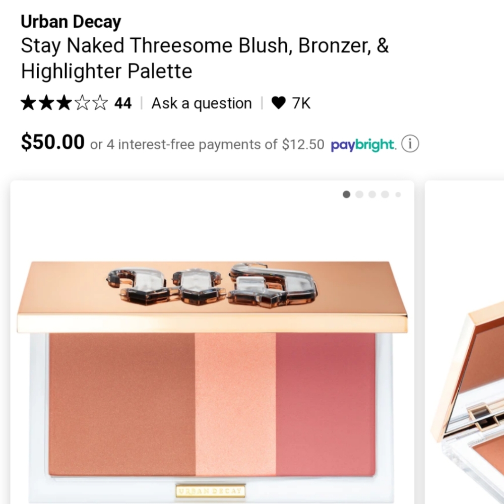 Urban Decay Naked Flushed Palatte